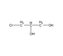 (R)-(-)-3-氯-1,2-丙二醇结构式