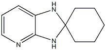 1',3'-二氢螺[环己烷-1,2'-[2H]咪唑并[4,5-b]吡啶]结构式