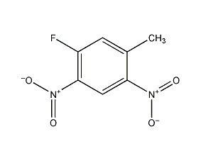 2,4-二硝基-5-氟代甲苯结构式