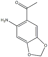 2'-氨基-4',5'-亚甲基二氧苯乙酮结构式