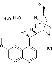 盐酸奎宁二水结构式