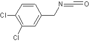 3,4-二氯苯异氰酸酯结构式