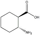 反-2-氨基-1-环己羧酸结构式