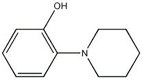2-(1-哌啶基)苯酚结构式