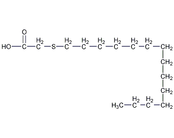十四烷基硫代乙酸结构式