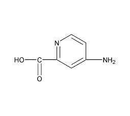 4-氨基吡啶-2-甲酸结构式