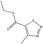4-甲基-1,2,3-噻重氮-5-甲酸乙酯结构式