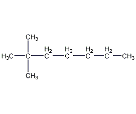 2,2-二甲基庚烷结构式