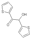 2-羟基-1,2-二(2-噻吩基)乙烷-1-酮结构式