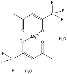 1,1,1-三氟-乙酰丙酮镁结构式