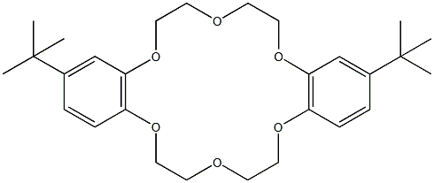 4',4''(5'')－二叔丁基二苯18冠6结构式