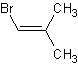 1-溴-2-甲基-1-丙烯结构式
