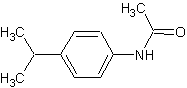 4-异丙氧基乙酰苯胺结构式