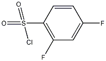 2,4-二氟苯磺酰氯结构式