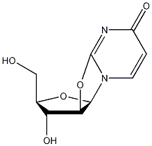 2,2'-脱水尿苷结构式