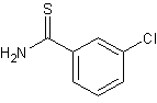 3-氯苯硫酰胺结构式
