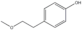 4-(2-甲氧基乙基)苯酚结构式