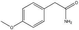 4-甲氧基苯基乙酰胺结构式