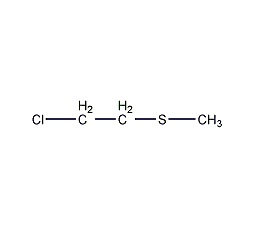 2-氯乙基甲基硫醚结构式