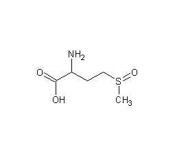 L-蛋氨酸亚砜结构式