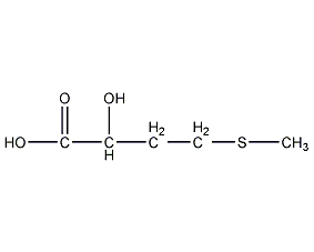 2-羟基-4-甲硫基丁酸结构式