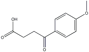 3-(4-甲氧基苯甲酰)丙酸结构式