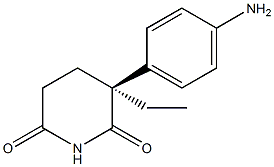 (S)-(−)-氨基导眠能结构式