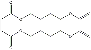 二[4-(乙烯氧基)丁基]琥珀酸结构式
