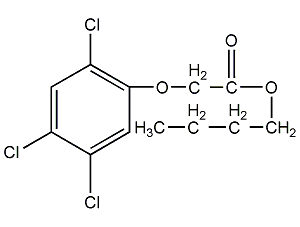 2,4,5-涕酸丁酯结构式