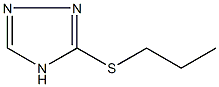 3-Propylthio-4h-1,2,4-Triazole结构式