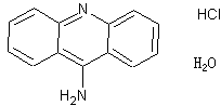 9-氨基吖啶盐酸盐结构式