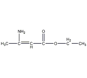3-氨基巴豆酸乙酯结构式