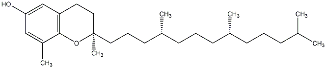 (+)-δ-生育酚结构式