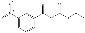 3-硝基苯甲酰乙酸乙酯结构式