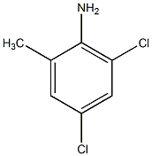 2,4-二氯-6-甲基苯胺结构式