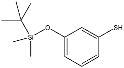 3-(叔-丁基二甲基硅氧基)苯硫酚结构式