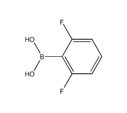 2,6-二氟苯硼酸结构式