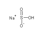 亚硫酸氢钠结构式