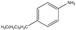 4-正戊基苯胺结构式
