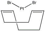 二溴(1,5-环辛二烯)合铂结构式