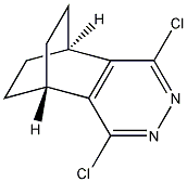 1,4-二氯-5,6,7,8-四氢-5,8-乙烷酞嗪结构式