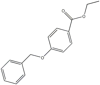 4-(苄氧基)苯甲酸乙酯结构式