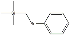三甲基(苯基硒代甲基)硅烷结构式