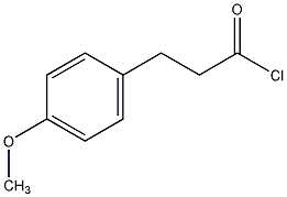 3-(4-甲氧基苯基)丙酰氯结构式