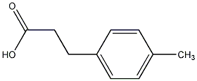 3-(4-甲基苯基)丙酸结构式