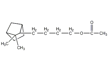 4-(3,3二甲基双环[2.2.1]庚)-2-甲基丁基醋酸结构式