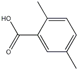 2,5-二甲基苯甲酸结构式