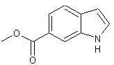 吲哚6-羧酸甲酯结构式