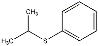 异丙基硫代苯结构式