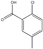 2-氯-5-甲基苯甲酸结构式